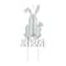 Glitzhome® 30" Easter Metal Bunny Yard Stake